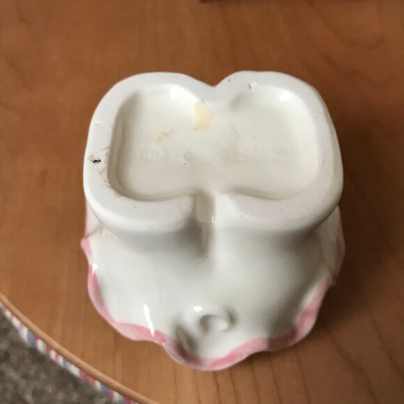 Vintage Fitz and Floyd Ceramic Tooth Fairy Elephant Box Marked 1992 - Picture 8 of 11